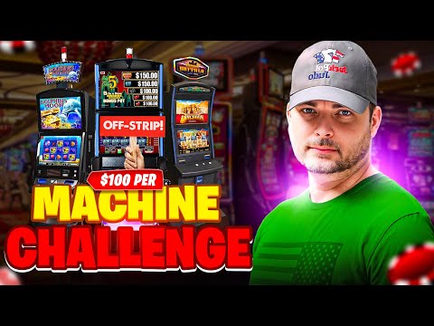 Can I Win The 100 Per Machine Challenge Off Strip 