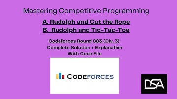 A. Rudolph and Cut the Rope | B. Rudolph and Tic-Tac-Toe  -  Codeforces Round 883 (Rated for Div. 3)