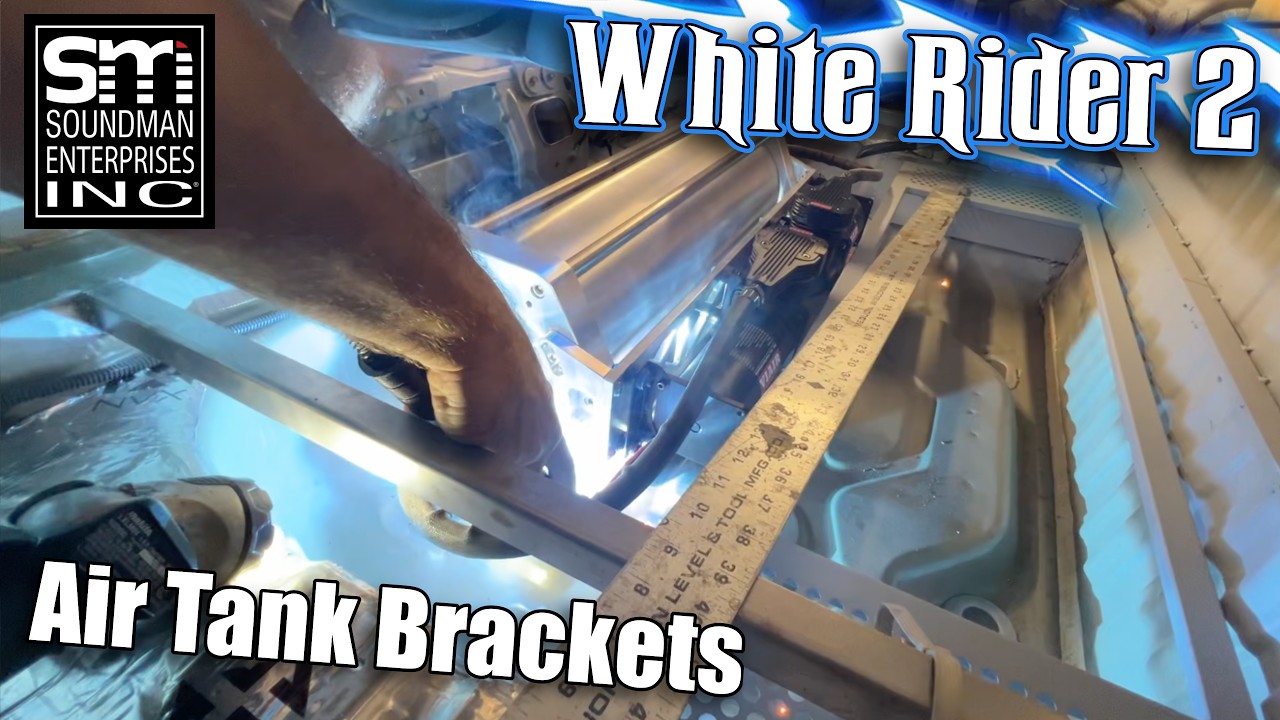 Grand Marquis AIR TANK BRACKETS - White Rider 2