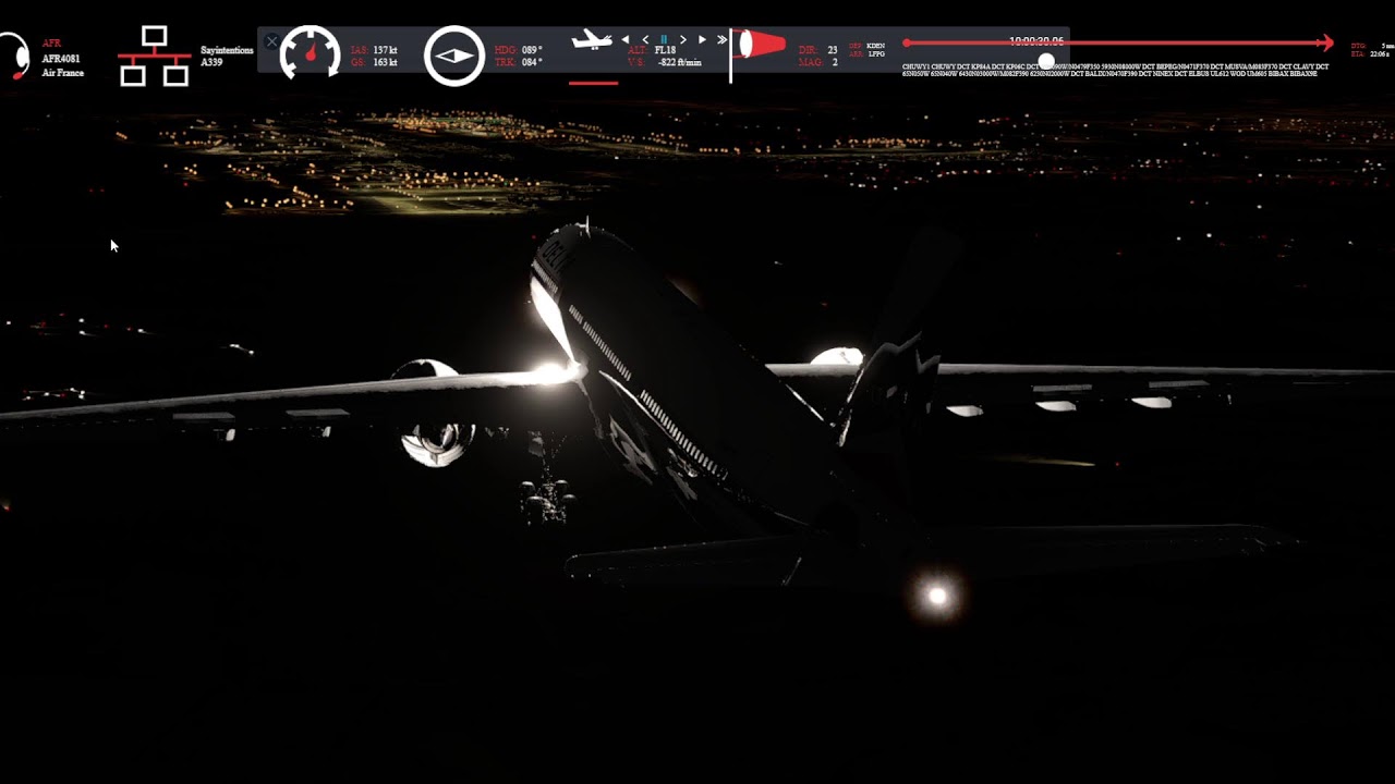 X-Plane 12 12.4 b2 Toliss Airbus A330-900 KDEN/LFPG  Say intentions Traffic Global