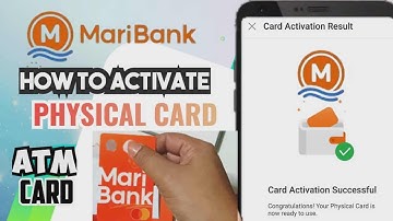 Maribank Physical Debit Card Activation | How to activate MariBank physical ATM card 