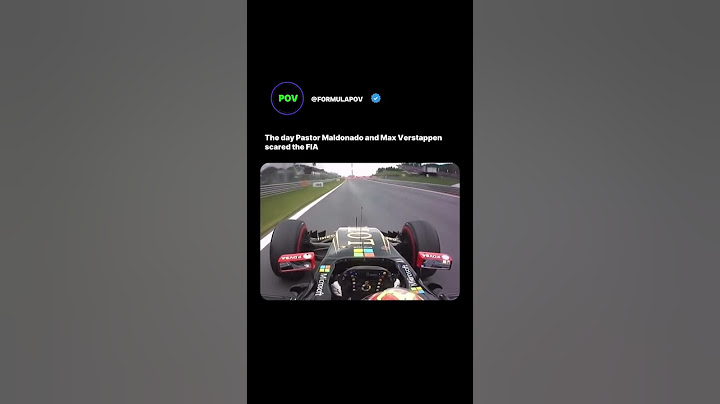 Max Verstappen scary duel with Pastor Maldonado