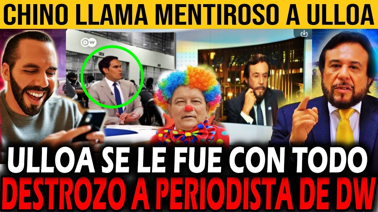 DESTROZO A PERIODISTA DE DW ! | EL CHINO MOLESTO CON ULLOA LO LLAMA MENTIROSO