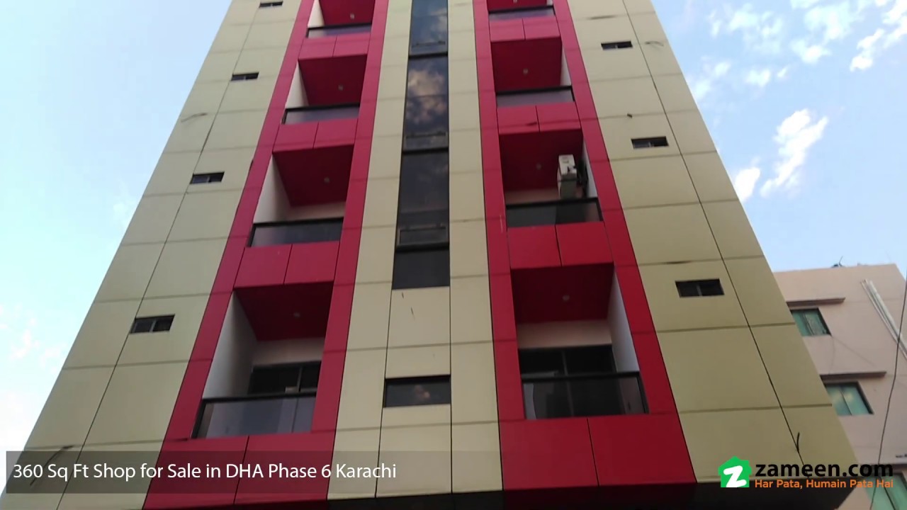 1.6 MARLA SHOP FOR SALE IN PHASE 6 BUKHARI COMMERCIAL AREA DHA KARACHI