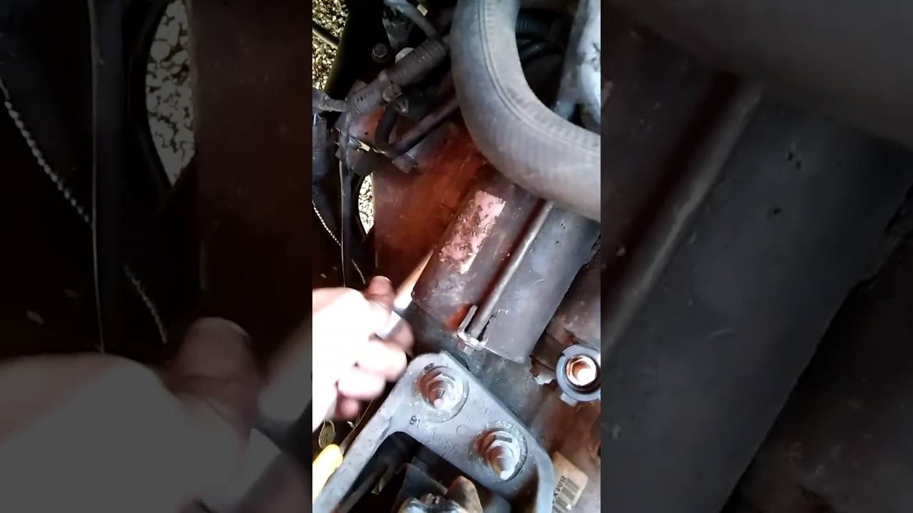 04 honda civic starter removal - YouTube