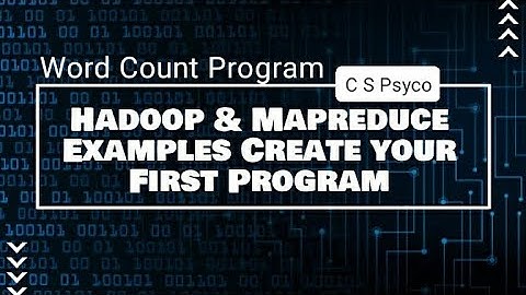 Mapreduce Word Count Program - How to create word count program in hadoop mapreduce- Bigdata Program