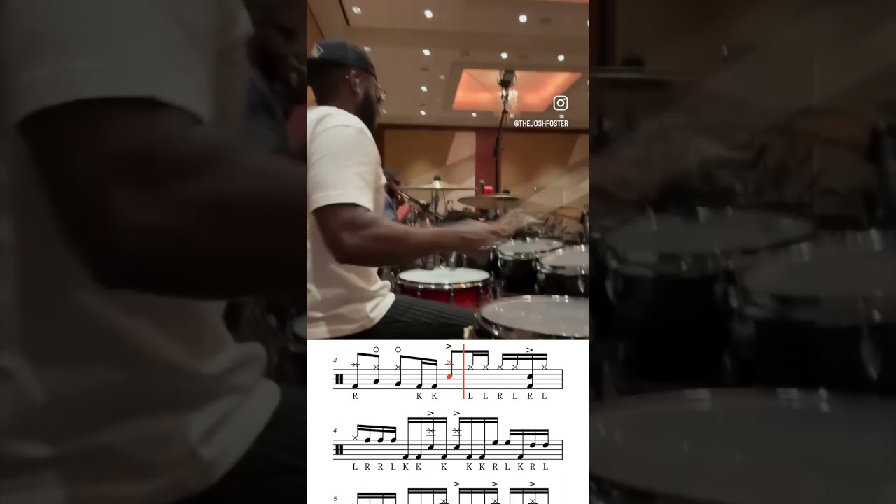 Josh Foster Intro Transcription PDF At Olliewoodsdrums Com 