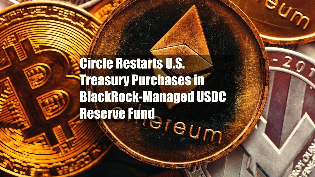 Circle Restarts U.S. Treasury Purchases in BlackRock-Managed USDC Reserve  Fund - YouTube