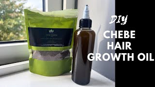 DIY CHEBE HAIR GROWTH OIL | NO RESIDUE | HOW TO MAKE HAIR GROWTH OIL