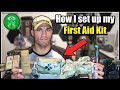 How I set up my FIRST AID KIT