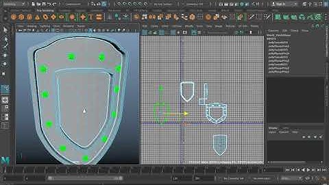 Autodesk Maya: Unwrapping The Shield