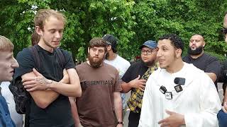 Two English Men Accept Islam! Shamsi and Two Visitors Speakers Corner