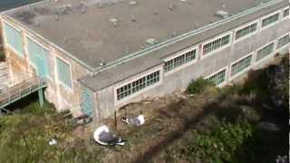 Last home run in Alcatraz exercise yard.