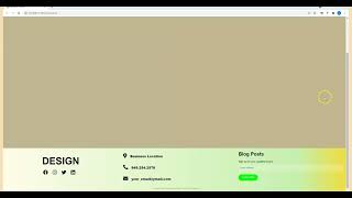 Basic Website Footer Design - Best practices
