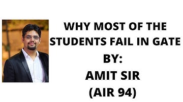 why most of the students fail in GATE