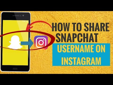 How to Share Snapchat Username on Instagram (3 Simple Ways) - YouTube