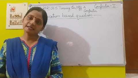 Class I Computer 28 08 2021 by Ms Poonam Singh