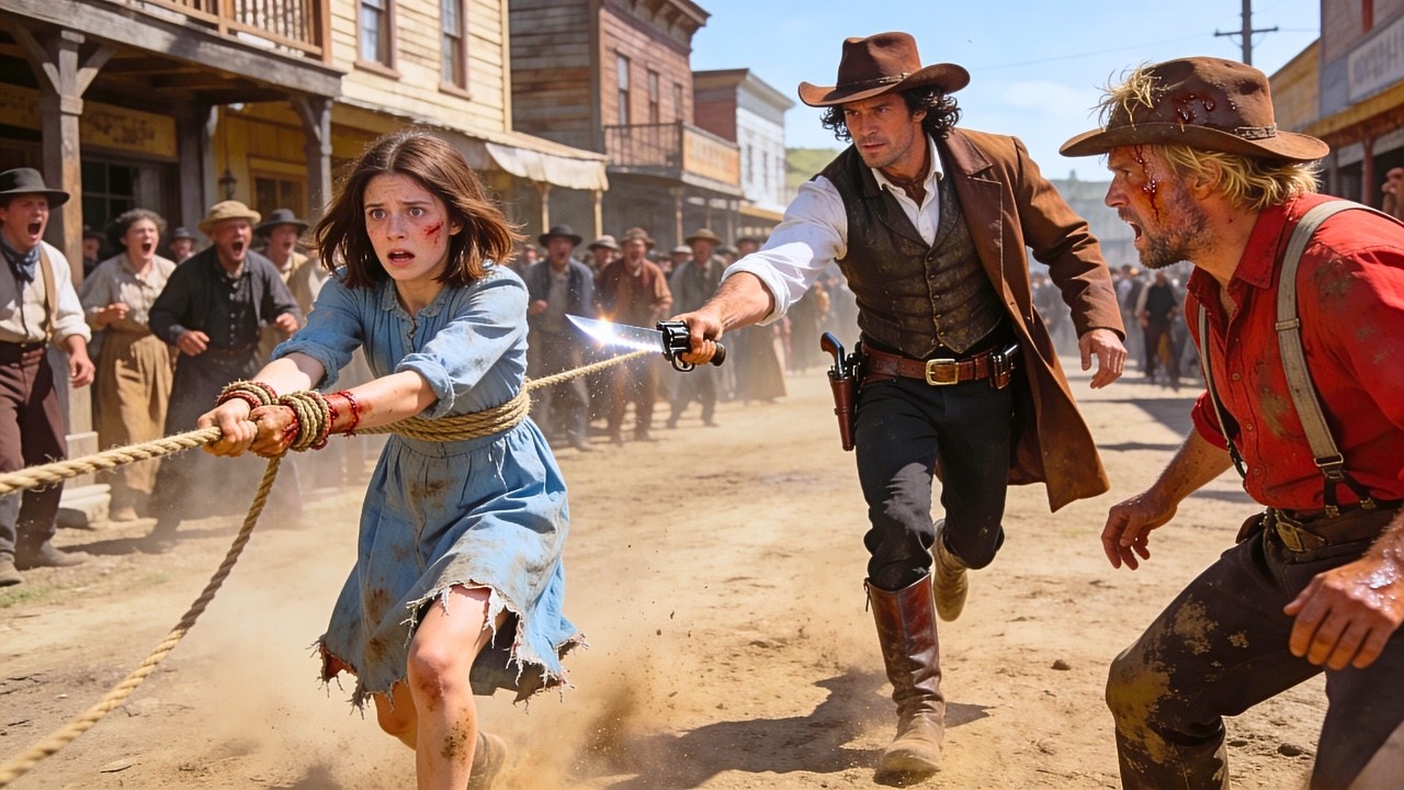 The Town Dragged Her by a Rope—And the Cowboy Cut It Before She Hit the Ground.