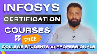 INFOSYS Free certification Courses in the Trending Area | Easy way to get Internship