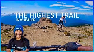The Highest Trail in Whistler Bike Park  Top of The World