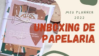 ASMR: Unboxing de papelaria - Planner TRACE SEU TRAÇO
