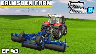 HIGH YIELDING GRASS AT A LOW COST | Calmsden Farm | Farming Simulator 22 - Episode 43