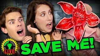 My FIRST Haunted House! The Halloween Horror Nights Haunted Maze CHALLENGE!