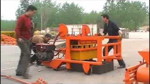 QM4-45 diesel mobile block laying machine