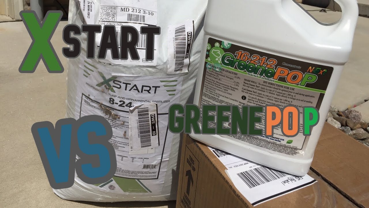 Starter Fertilizers XSTART vs. GreenePOP YouTube