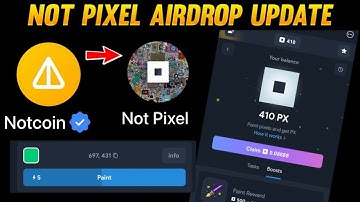Not Pixel Airdrop Update | কিভাবে কাজ করবেন | Not Pixel Not Coin  Project