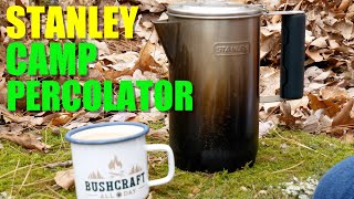 BOMB PROOF Stanley Camp Percolator with REMOVABLE Cool Handle!