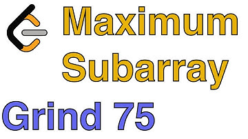 LeetCode 53 - Maximum Subarray - C++
