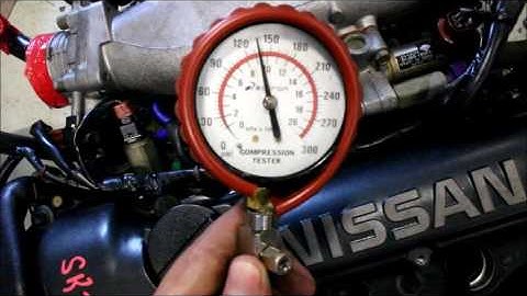 JDM Nissan Silvia S14 SR20DET Engine Compression Test Video S/N #: SR20-309878W