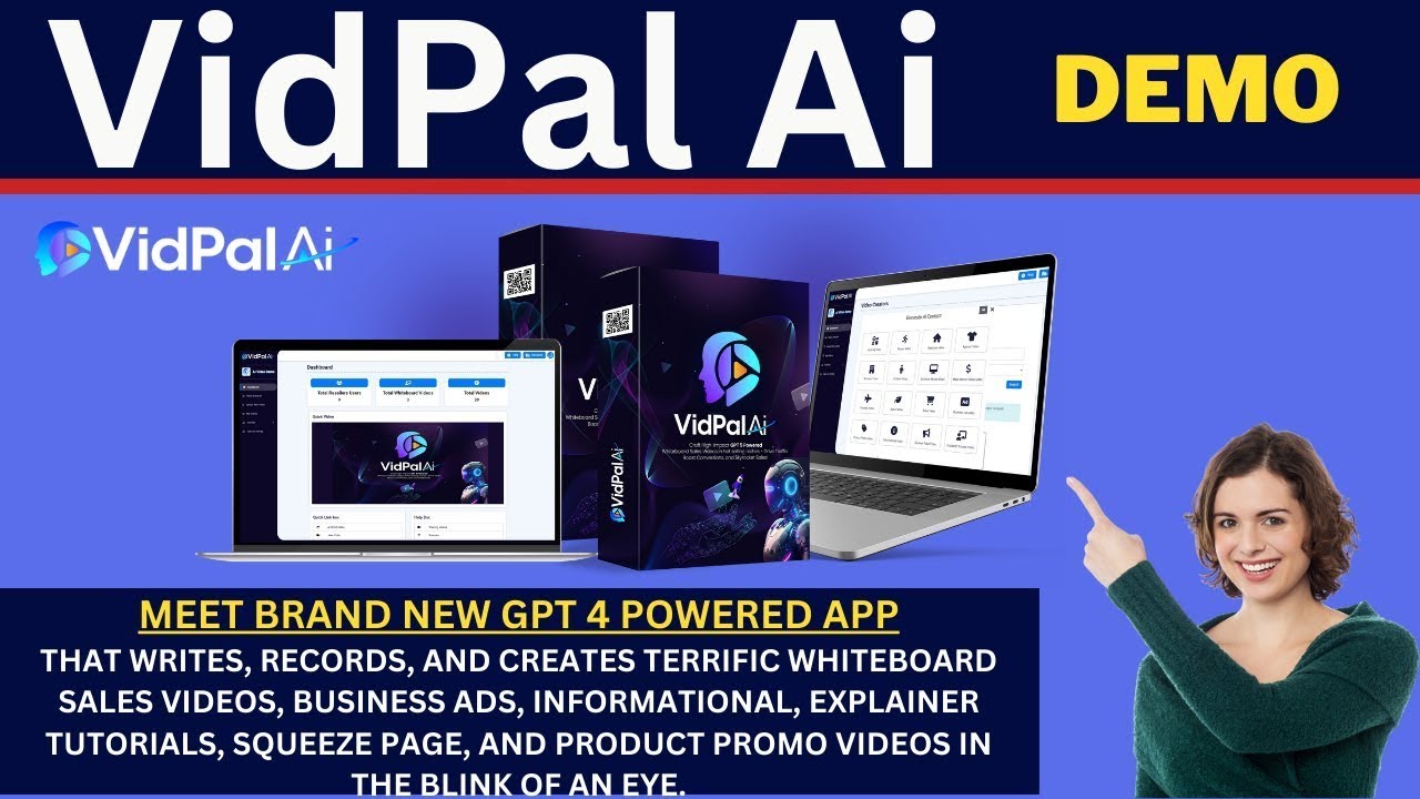 VidPal Ai Pro Demo - Create AI whiteboard Videos in any niche quickly! Make $2000  | Get $10K Bonus👇