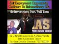 Self employment opportunity part  full timeno investment