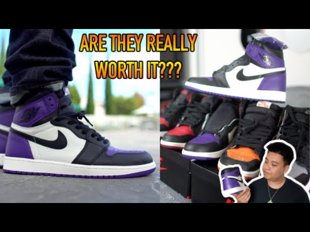 IS THE AIR JORDAN 1 'COURT PURPLE' REALLY WORTH IT? REVIEW +