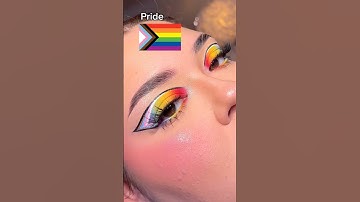 Pride Makeup Tutorial #shorts #pridemonth #pride #pridemonth2024 #pridemakeup #makeup #lgbt