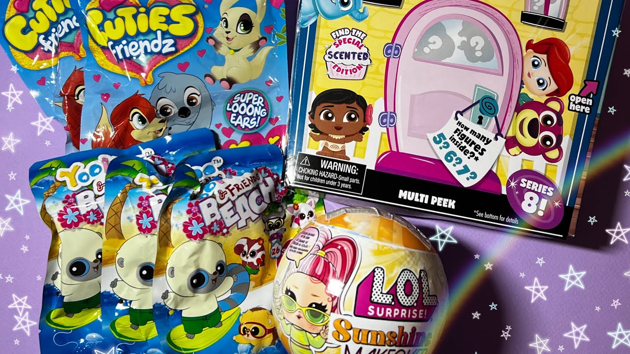 🧡РАСПАКОВКА СЮРПРИЗОВ😍/LOL Makeover🤪/Cuties Friendz🐘/Doorables🍀/Yoohoo🏖️/Бумажная Зефирка🧡