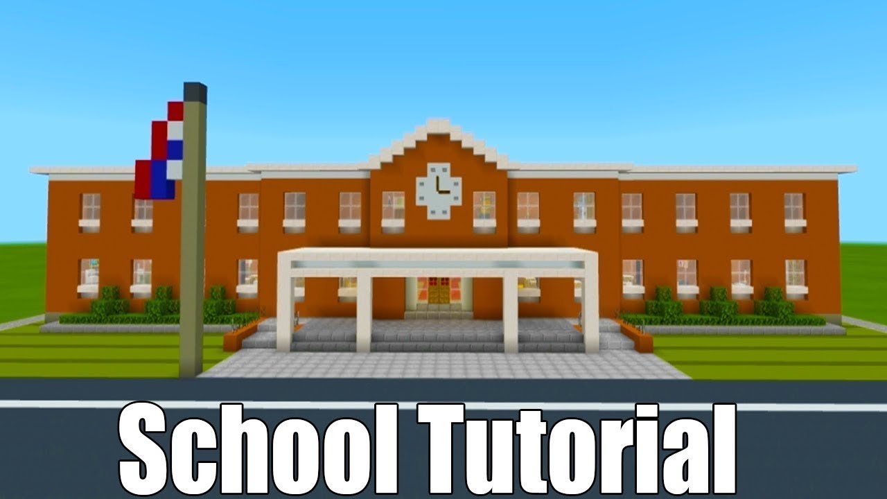 Build a school in Minecraft 
