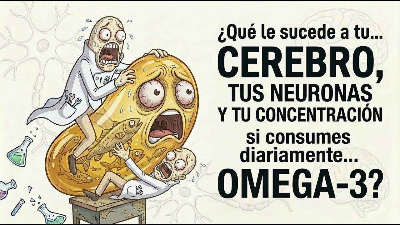 Esto hace el OMEGA-3 diario a tu CEREBRO, tus SINAPSIS y tu CONCENTRACIÓN