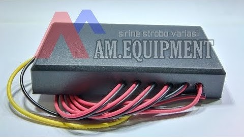 Modul Strobo Lightbar Rotator 6 Channel 16 Mode