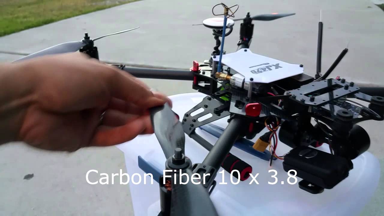 10" Prop Comparison - 10x4.5 & 10x3.8 Carbon Mixed/ Carbon Fiber