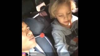 Neymar and Davi Luca - cutest moments together