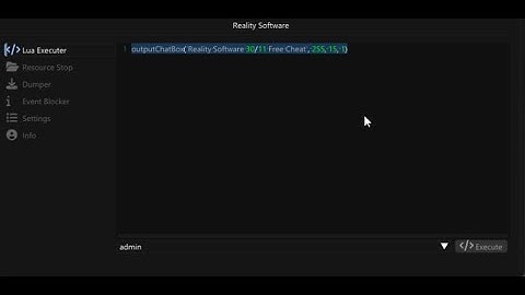 New Dll Cheat By Reality Software | Mta sa