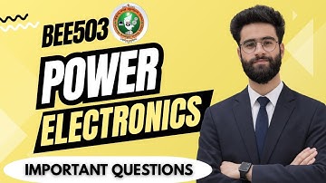 Power Electronics Important Questions Vtu | BEE503