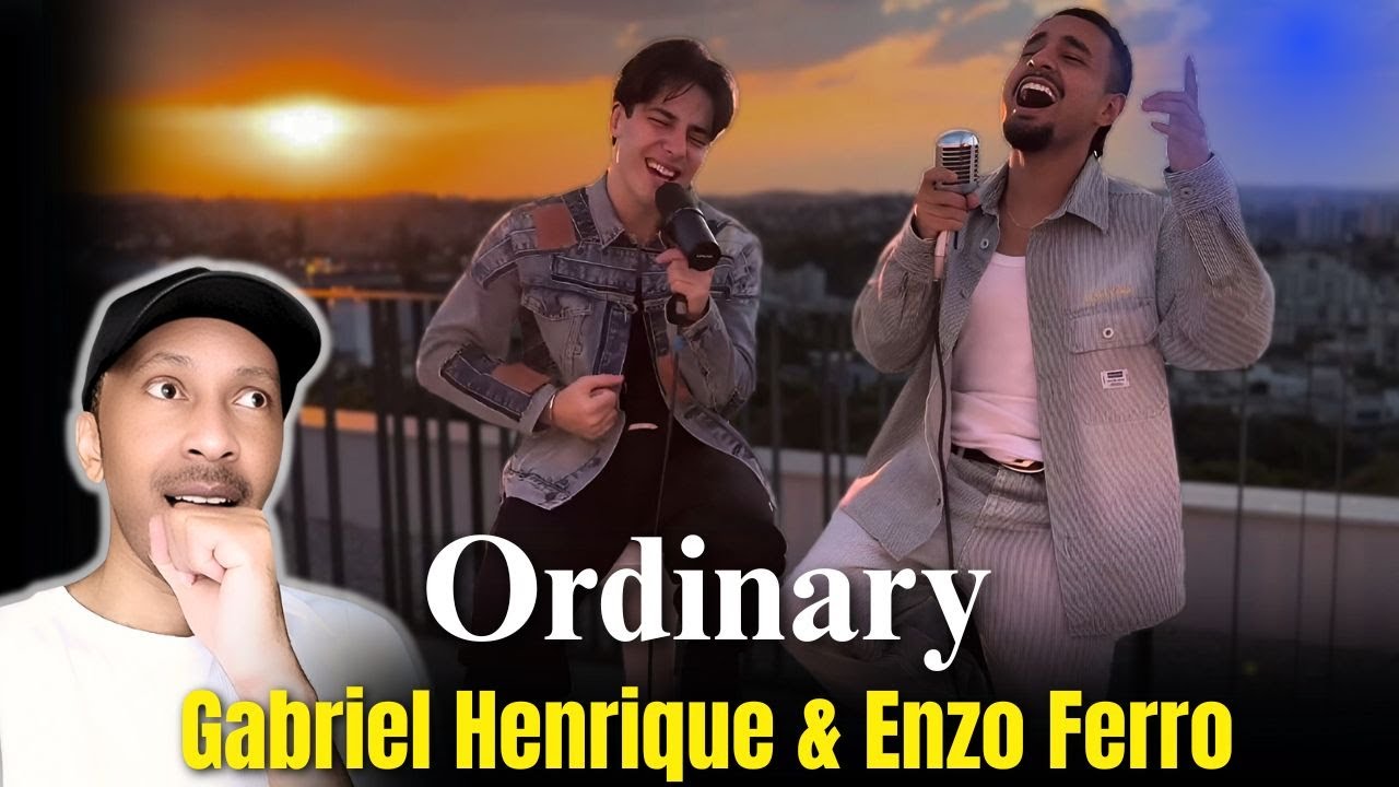Gabriel Henrique & Enzo Ferro - Ordinary (Alex Warren Cover) | REACTION VIDEO