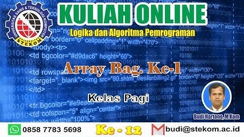 Cara mudah Belajar Pemrograman  di  Program Studi  Jurusan Sistem Komputer Universitas STEKOM