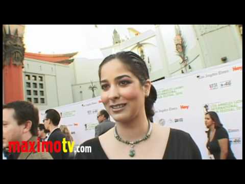 Odalys Garcia Entrevista at 14th Annual LALIFF Ope...