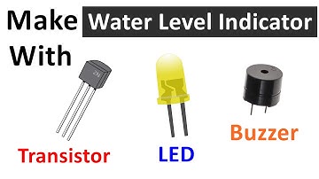 Sample Water Level Indicator Project DIY (With Transistor, Buzzer & LED)