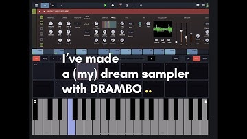 My dream sampler for DRAMBO to easy sampling external gear